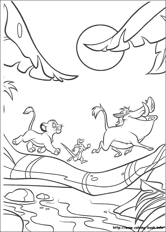 The Lion King coloring picture